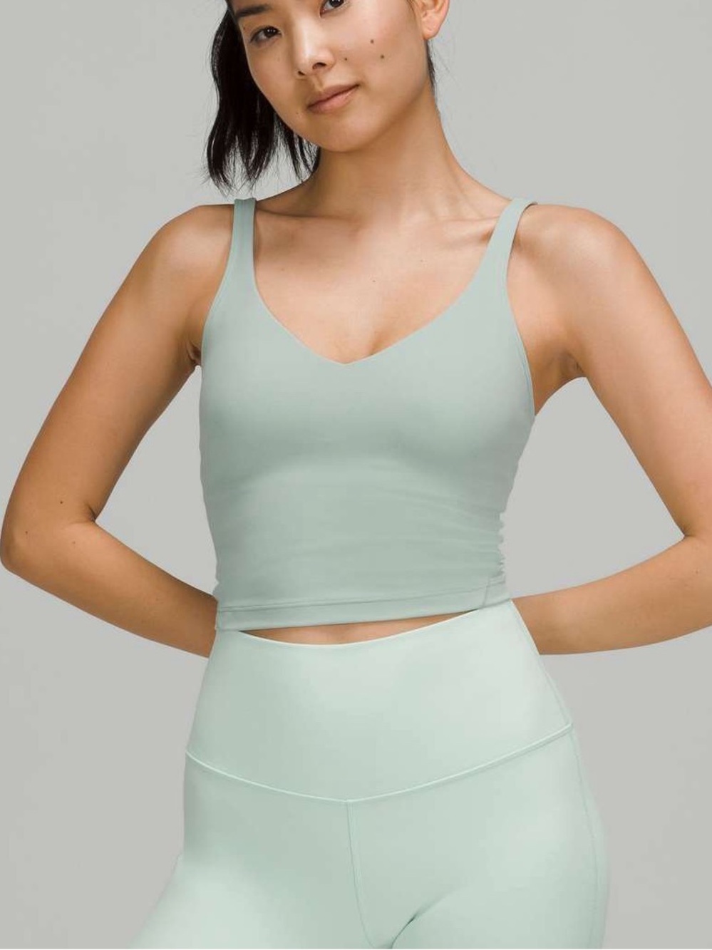 Lululemon Align Tank Top Silver Blue SZ 10